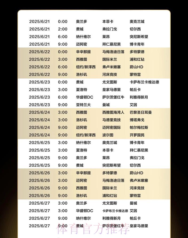 世界杯最新赛程安排及发布时间全面解析 世界杯最新赛程安排及发布时间全面解析