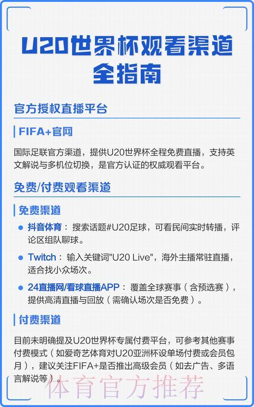 世界杯直播全攻略:多种观看渠道一览 世界杯直播全攻略:多种观看渠道一览
